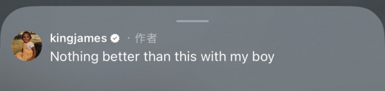 詹姆斯晒父子高尔夫同框 布朗尼出镜