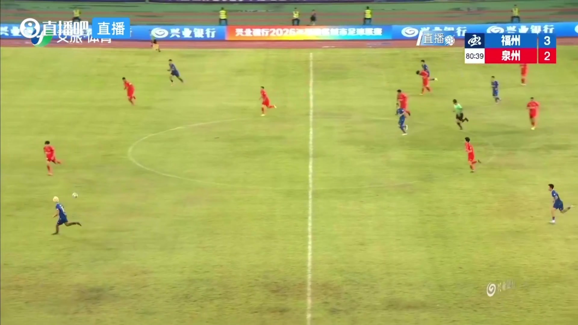 福州队4-2泉州队!黄伟杰单刀赴会,撕开泉州队防线破门